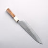 Yu Kurosaki Shizuku SG2 Hammered Gyuto 210mm Chinese Quince (White Ferrule and End Cap) Handle - Seisuke Knife - Slide 2