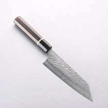  Yu Kurosaki Shizuku SG2 Hammered Bunka 170mm Ebony Wood (ferrule: Black Water Buffalo Horn) Handle - Seisuke Knife