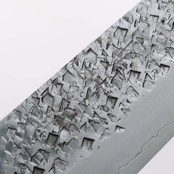 Yu Kurosaki Shizuku SG2 Hammered Bunka 170mm Ebony Wood (ferrule: Black Water Buffalo Horn) Handle - Seisuke Knife