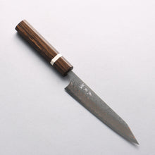  Yoshimi Kato VG10w Colored Damascus Kiritsuke Petty-Utility 150mm Sandalwood with White Ring Handle - Seisuke Knife