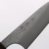 Yoshimi Kato SG2 Damascus Migaki Finished Paring 75mm Sandalwood with White Ring Handle - Seisuke Knife - Slide 3