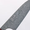 Yoshimi Kato VG10 Black Damascus Paring 75mm Ebony & Sandalwood Handle - Seisuke Knife - Slide 3