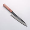 Yoshimi Kato Blue Super Black Finished Gyuto 210mm Rosewood (Red Turquoise Ring) Handle - Seisuke Knife - Slide 1
