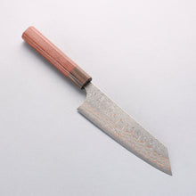  Yoshimi Kato VG10w Colored Damascus Bunka 170mm Rosewood (Ferrule: Ebony) Handle - Seisuke Knife