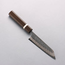  Yoshimi Kato VG10w Colored Damascus Migaki Finished Small Bunka 130mm Sandalwood with White Ring Handle - Seisuke Knife