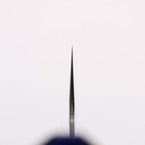 Yoshimi Kato Hyo SG2 Hammered Kiritsuke Gyuto 210mm Olive Tree and Blue Resin Handle - Seisuke Knife
