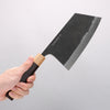 Tinker Blue Super Black Finished Tank 180mm Rosewood Handle - Seisuke Knife - Slide 4