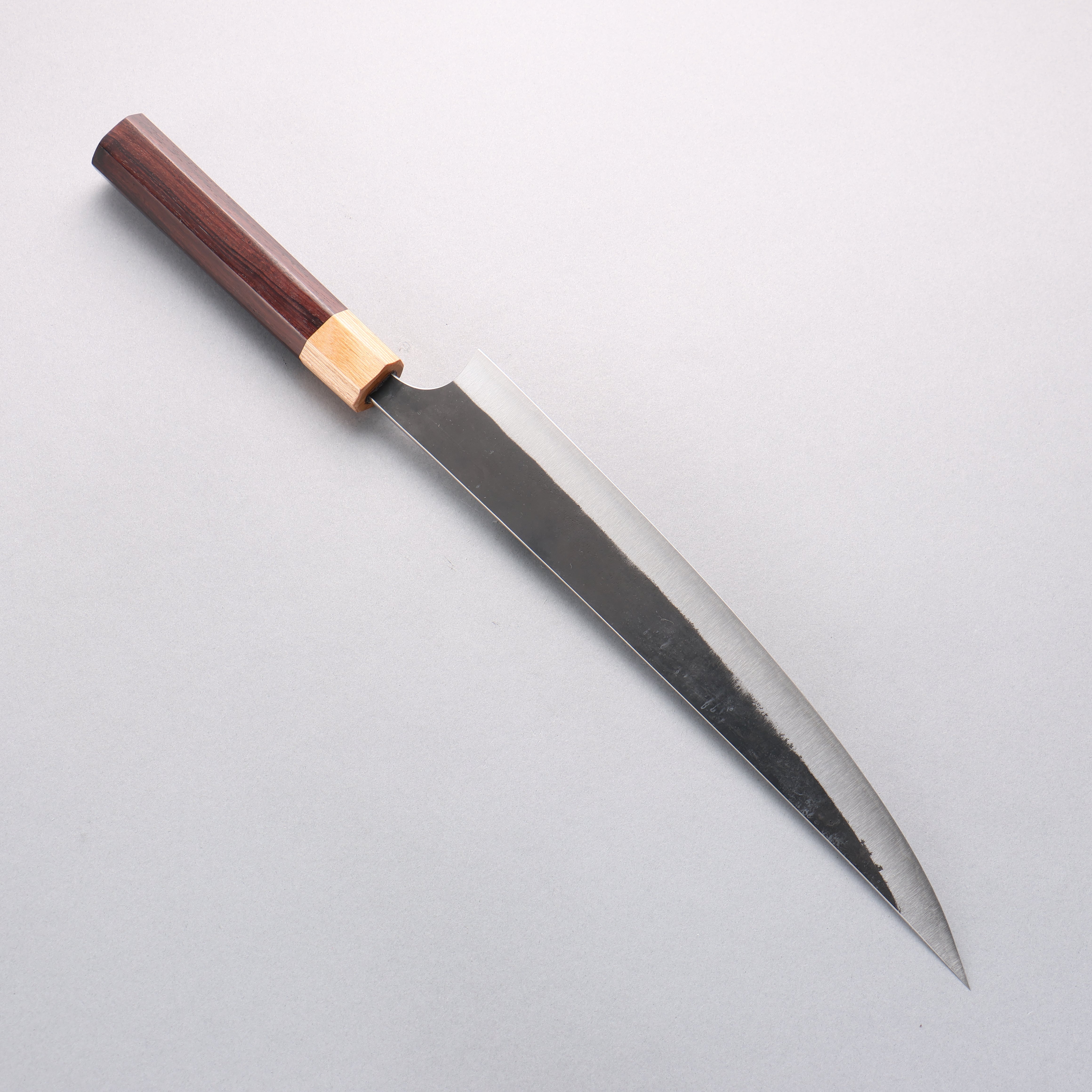 Tinker Blue Super Black Finished 270mm Rosewood Handle Sabre - Seisuke Knife