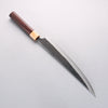 Tinker Blue Super Black Finished 270mm Rosewood Handle Sabre - Seisuke Knife - Slide 2