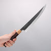 Tinker Blue Super Black Finished 270mm Rosewood Handle Sabre - Seisuke Knife - Slide 4