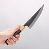Tinker Blue Super Black Finished 165mm Rosewood Handle Barracuda - Seisuke Knife - Slide 4