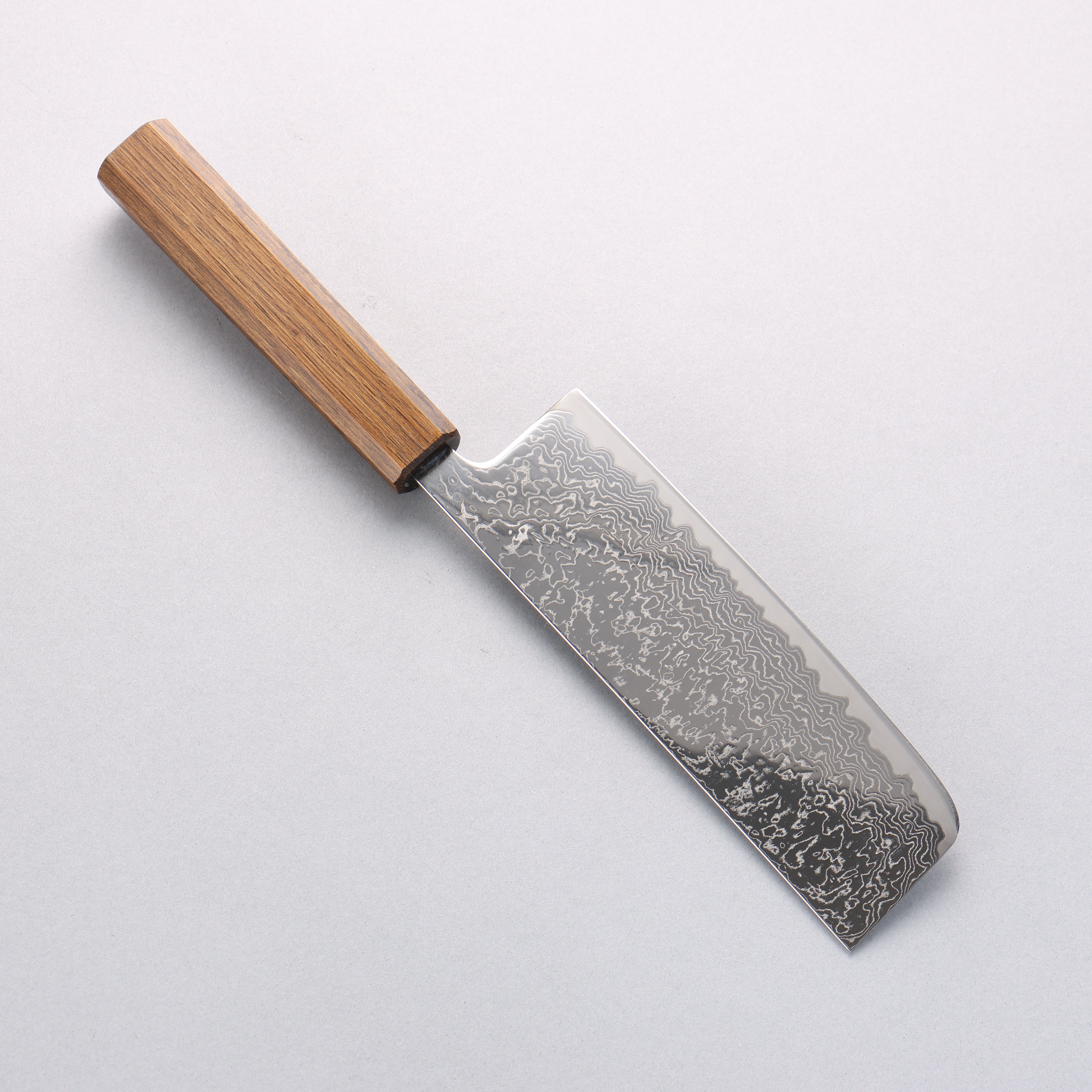 Seisuke VG10 Migaki Finished Nakiri 165mm Oak Handle - Seisuke Knife
