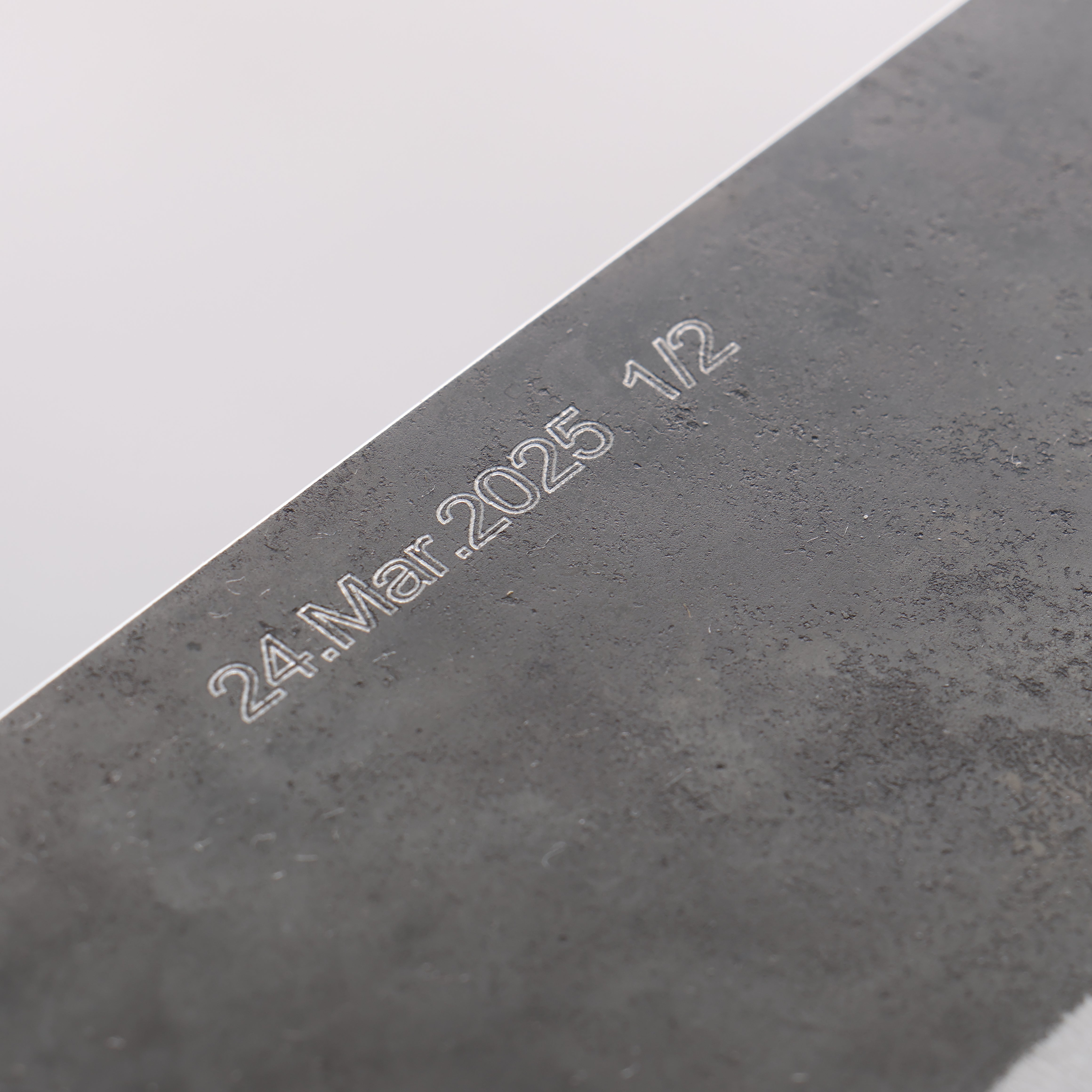 Tinker Blue Super Black Finished 230mm Rosewood Handle Ironhorse - Seisuke Knife