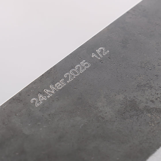 Tinker Blue Super Black Finished 230mm Rosewood Handle Ironhorse - Seisuke Knife