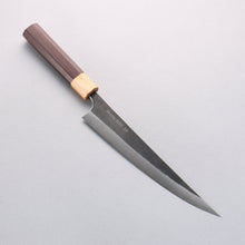  Tinker Blue Super Black Finished 210mm Rosewood Handle Sabre - Seisuke Knife