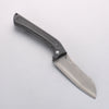Takeshi Saji SG2 Black Damascus Folding Santoku 130mm Carbon Fiber Handle - Seisuke Knife - Slide 1