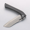 Takeshi Saji SG2 Black Damascus Folding Santoku 130mm Carbon Fiber Handle - Seisuke Knife - Slide 5