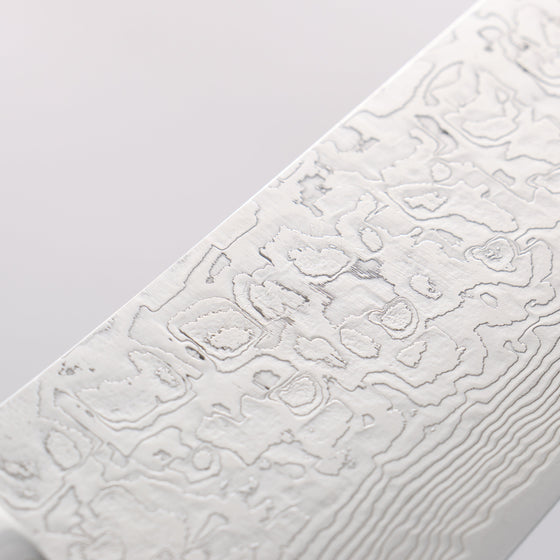 Takeshi Saji New Nomura Style SG2 Diamond Finish Damascus Bunka 170mm Blue Turquoise Handle - Seisuke Knife