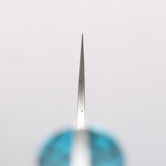 Takeshi Saji New Nomura Style SG2 Diamond Finish Damascus Bunka 170mm Blue Turquoise Handle - Seisuke Knife