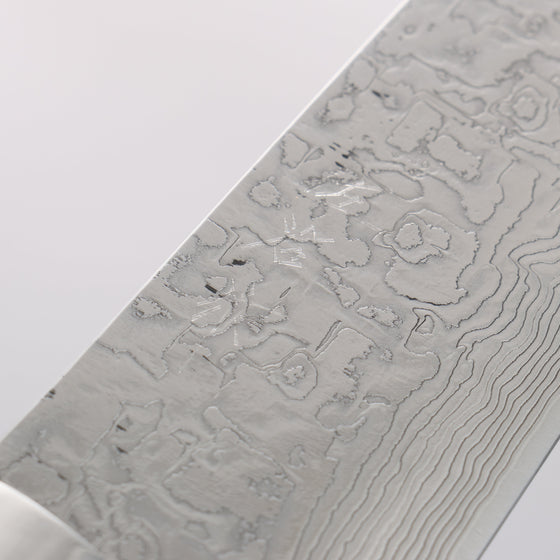 Takeshi Saji New Nomura Style SG2 Diamond Finish Damascus Petty-Utility 150mm Blue Turquoise Handle - Seisuke Knife