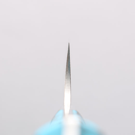 Takeshi Saji New Nomura Style SG2 Diamond Finish Damascus Petty-Utility 150mm Blue Turquoise Handle - Seisuke Knife