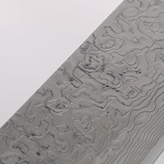 Takeshi Saji SG2 Diamond Finish Damascus Sakimaru Sujihiki 270mm Blue Turquoise Handle - Seisuke Knife