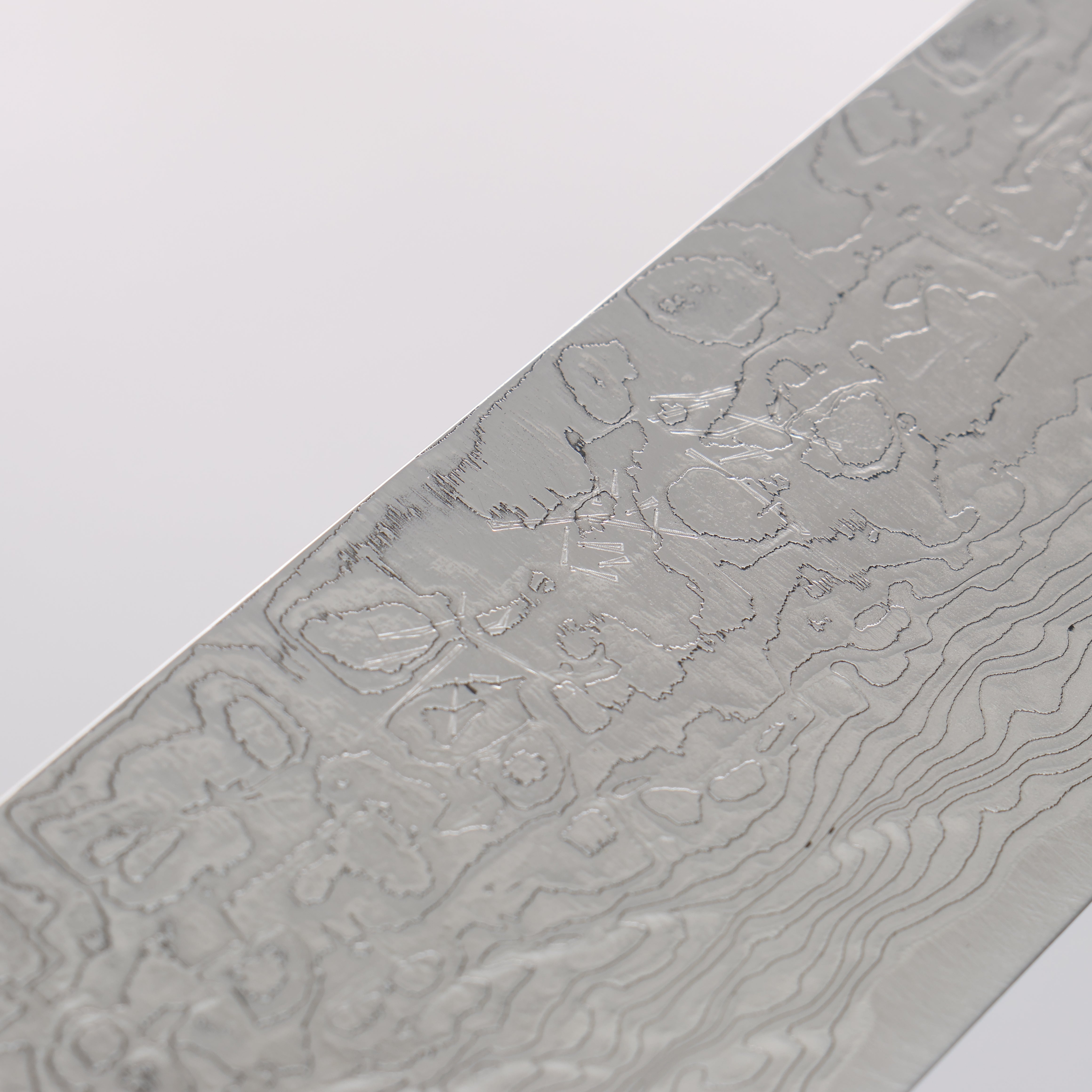 Takeshi Saji SG2 Diamond Finish Damascus Sujihiki 270mm Blue Turquoise Handle - Seisuke Knife