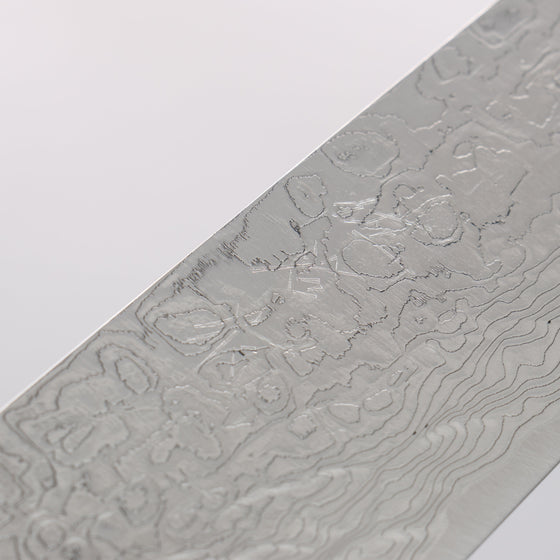 Takeshi Saji SG2 Diamond Finish Damascus Sujihiki 270mm Blue Turquoise Handle - Seisuke Knife