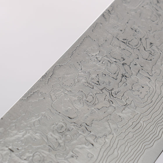 Takeshi Saji New Nomura Style SG2 Diamond Finish Damascus Gyuto 240mm Blue Turquoise Handle - Seisuke Knife