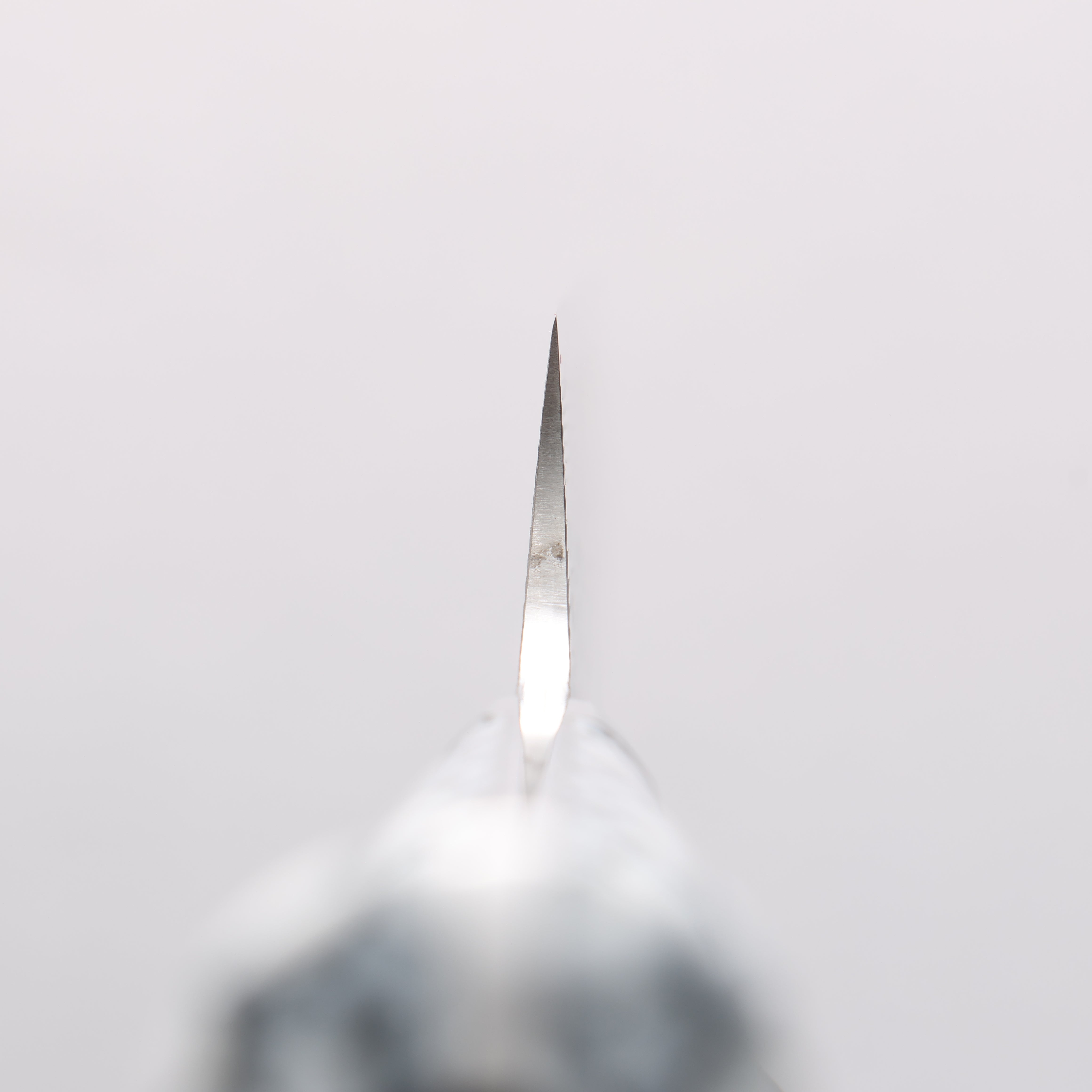 Takeshi Saji SG2 Diamond Finish Damascus Sujihiki 240mm White Turquoise Handle - Seisuke Knife
