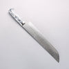 Takeshi Saji SG2 Diamond Finish Damascus Sakimaru Sujihiki 270mm White Turquoise Handle - Seisuke Knife - Slide 2
