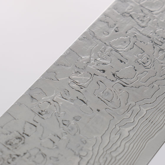 Takeshi Saji SG2 Diamond Finish Damascus Sakimaru Sujihiki 270mm White Turquoise Handle - Seisuke Knife