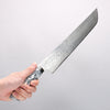 Takeshi Saji SG2 Diamond Finish Damascus Sakimaru Sujihiki 270mm White Turquoise Handle - Seisuke Knife - Slide 4