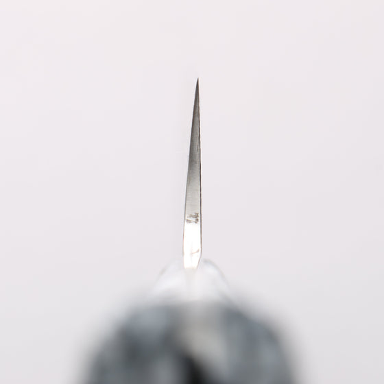 Takeshi Saji SG2 Diamond Finish Damascus Sakimaru Sujihiki 270mm White Turquoise Handle - Seisuke Knife