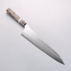 Yu Kurosaki New Gekko VG-XEOS Gyuto 270mm Stabilized Burl & White Ring Handle - Seisuke Knife - Slide 1