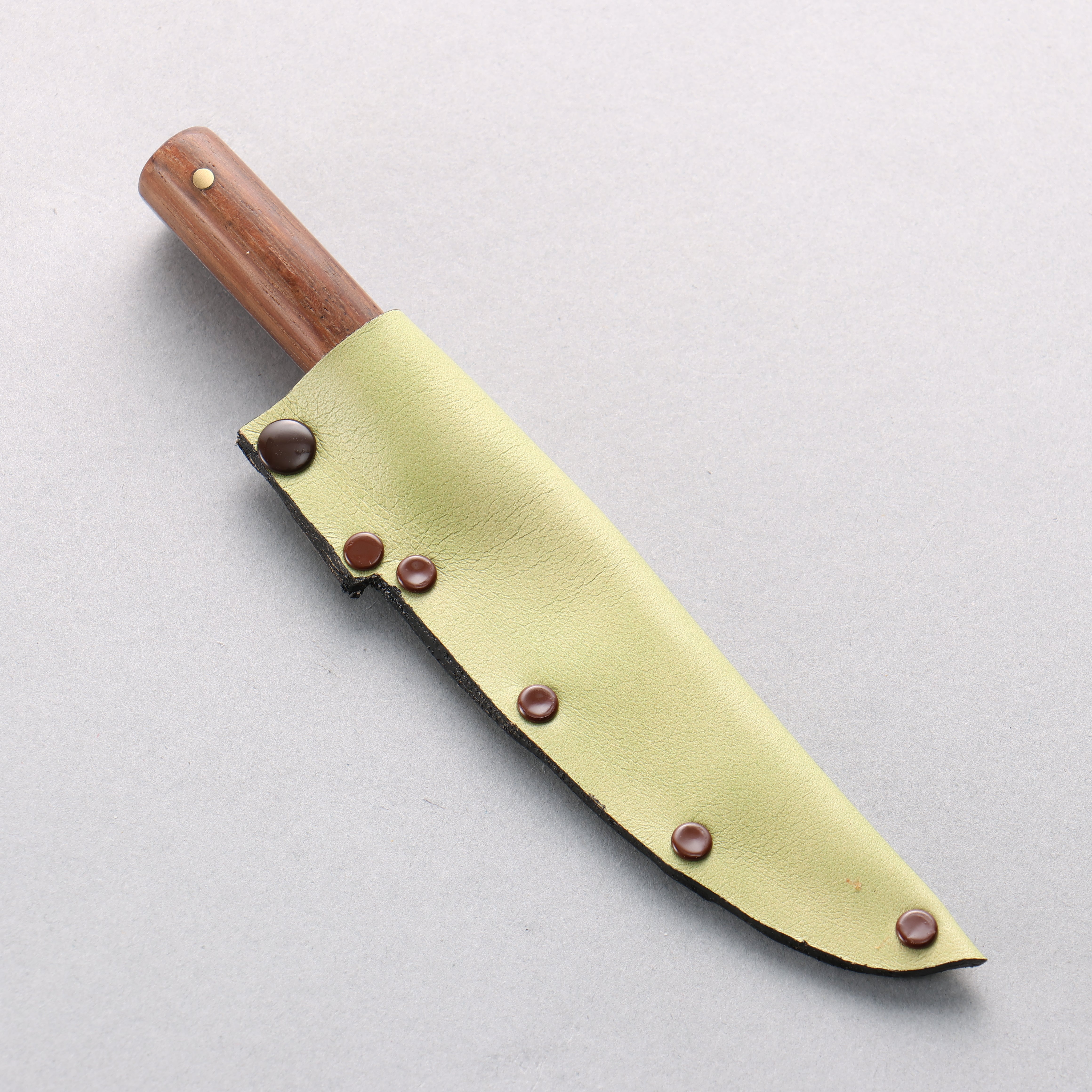 Shungo Ogata SG2 Damascus Mini Petty-Utility 80mm Shitan Handle with Sheath - Seisuke Knife