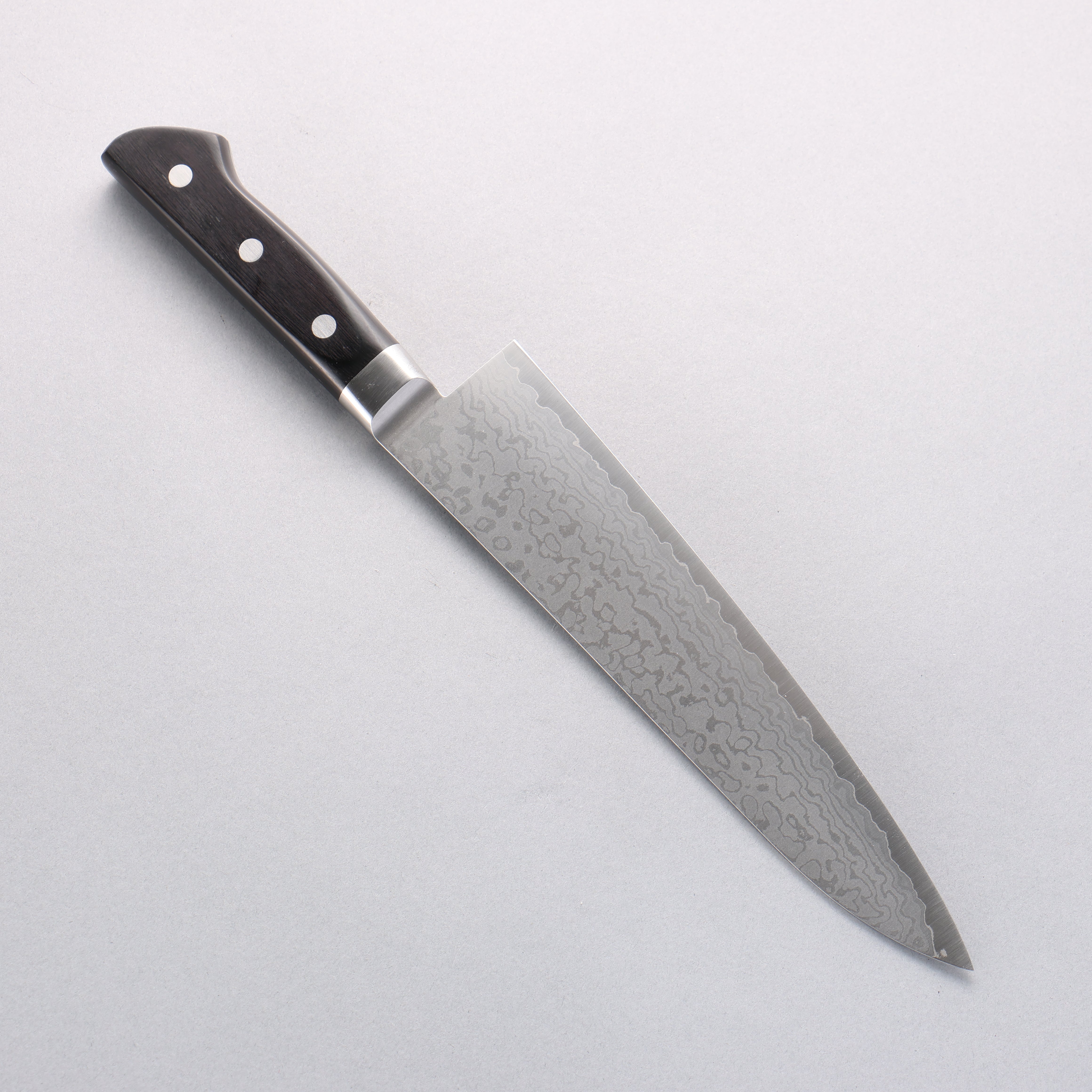 Seisuke VG10 Damascus Gyuto 210mm Black Pakka wood Handle - Seisuke Knife