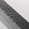 Seisuke Kurobeni Blue Super Hammered Kurouchi Santoku 185mm with Red Pakkawood Handle - Seisuke Knife - Slide 4