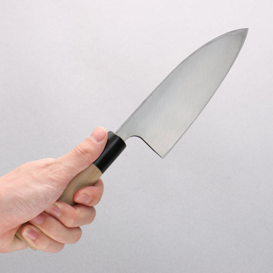 [Left Handed] Seisuke Molybdenum Kasumitogi Deba - Seisuke Knife