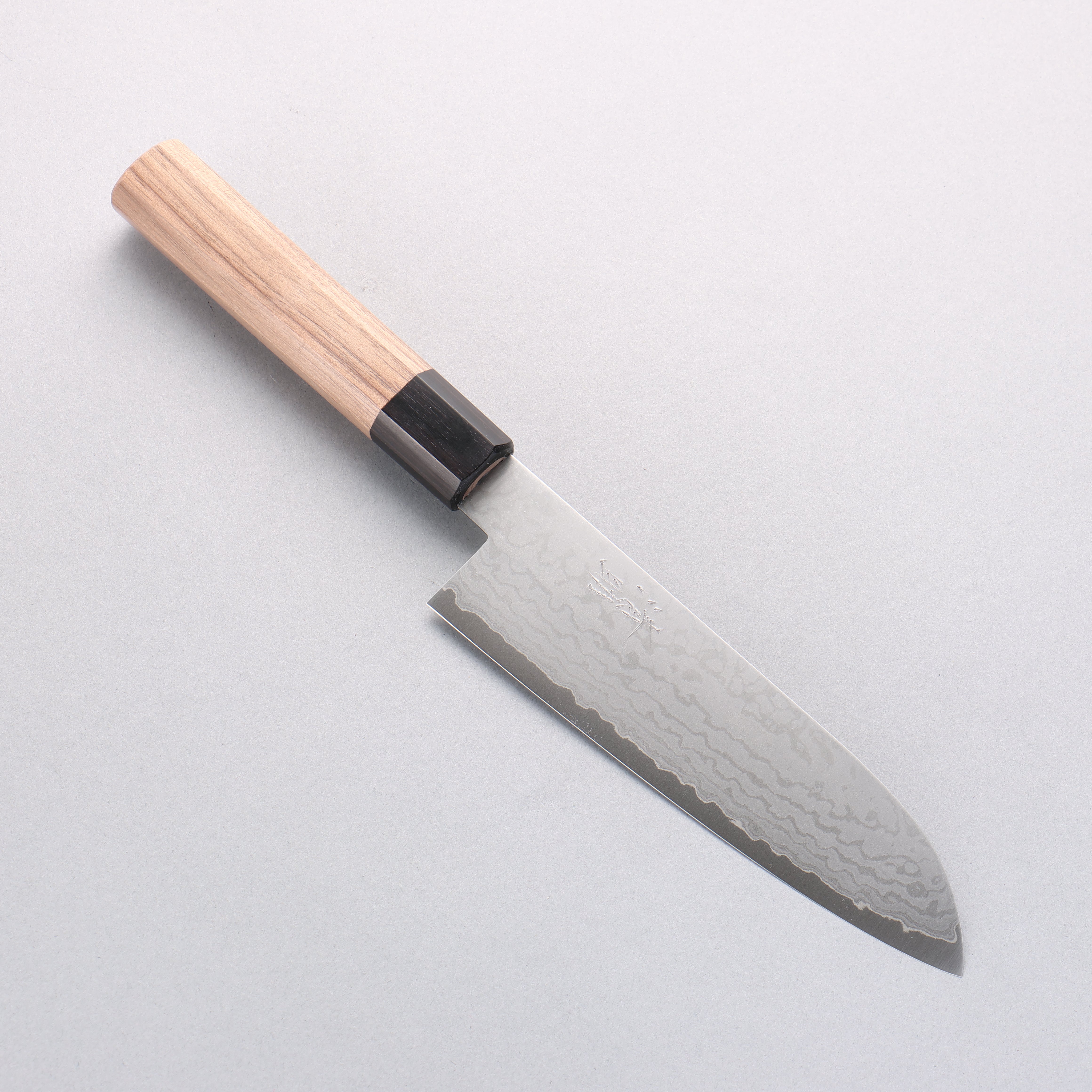 Seisuke VG10 Damascus Santoku 165mm Walnut Handle - Seisuke Knife