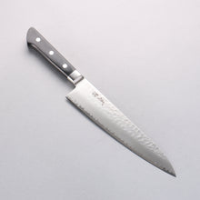  Seisuke VG5 Hammered Kasumitogi Gyuto 210mm Black Pakka wood Handle - Seisuke Knife