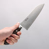 Seisuke Nami AUS10 Mirrored Finish Damascus Santoku 180mm Brown Pakka wood Handle - Seisuke Knife - Slide 4