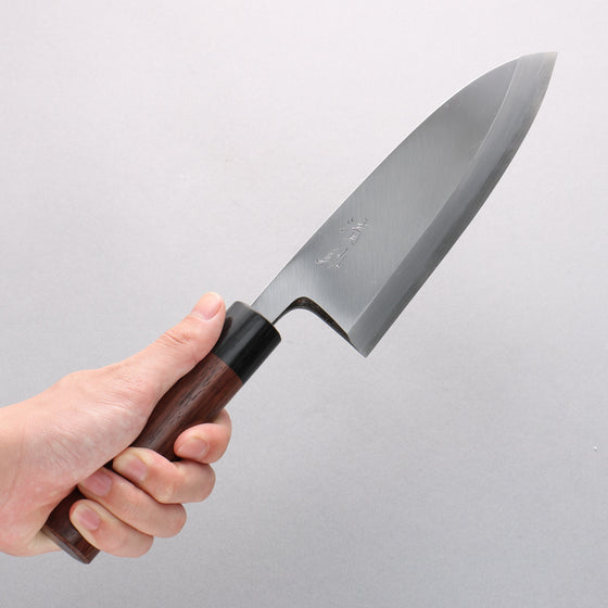 Seisuke White Steel Kasumitogi Deba 180mm Rosewood Handle - Seisuke Knife