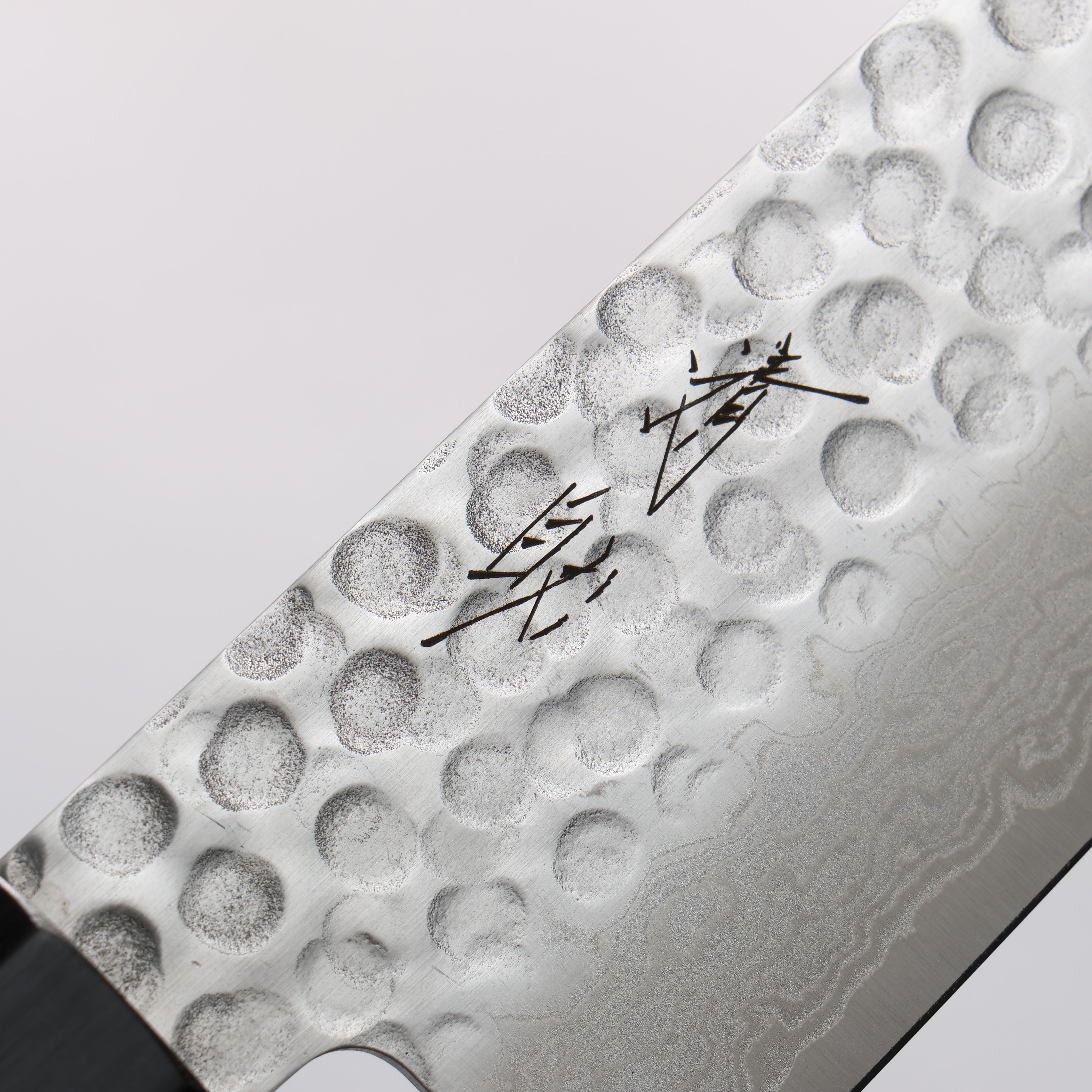 Seisuke AUS10 45 Layer Damascus Kiritsuke Santoku 180mm Shitan Handle - Seisuke Knife