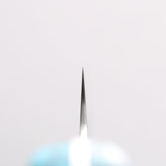Yu Kurosaki Senko Ei SG2 Hammered Sujihiki 240mm Turquoise Handle with Sheath - Seisuke Knife