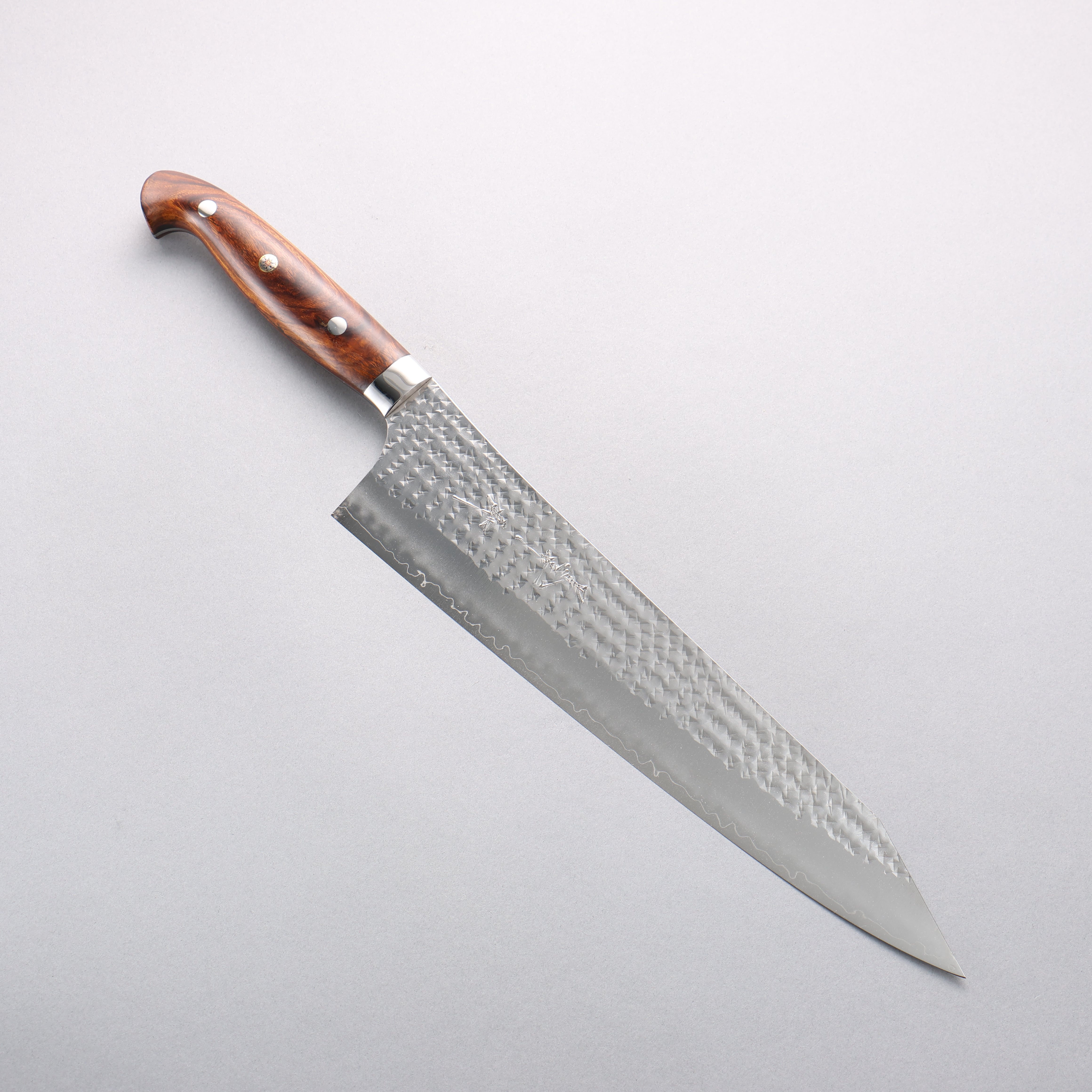 Yu Kurosaki Senko Ei SG2 Hammered Gyuto 270mm Ironwood Handle with Sheath - Seisuke Knife