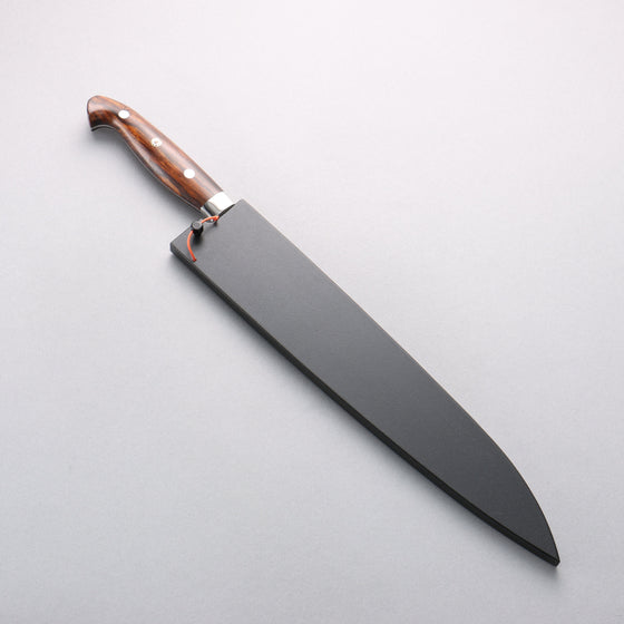 Yu Kurosaki Senko Ei SG2 Hammered Sujihiki 270mm Ironwood Handle with Sheath - Seisuke Knife