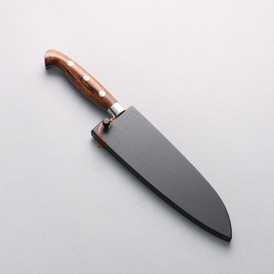 Yu Kurosaki Senko Ei SG2 Hammered Small Bunka 150mm Ironwood Handle with Sheath - Seisuke Knife