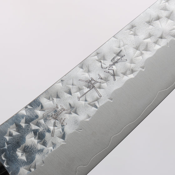 Yu Kurosaki Senko Ei SG2 Hammered Petty-Utility 150mm Ironwood Handle with Sheath - Seisuke Knife