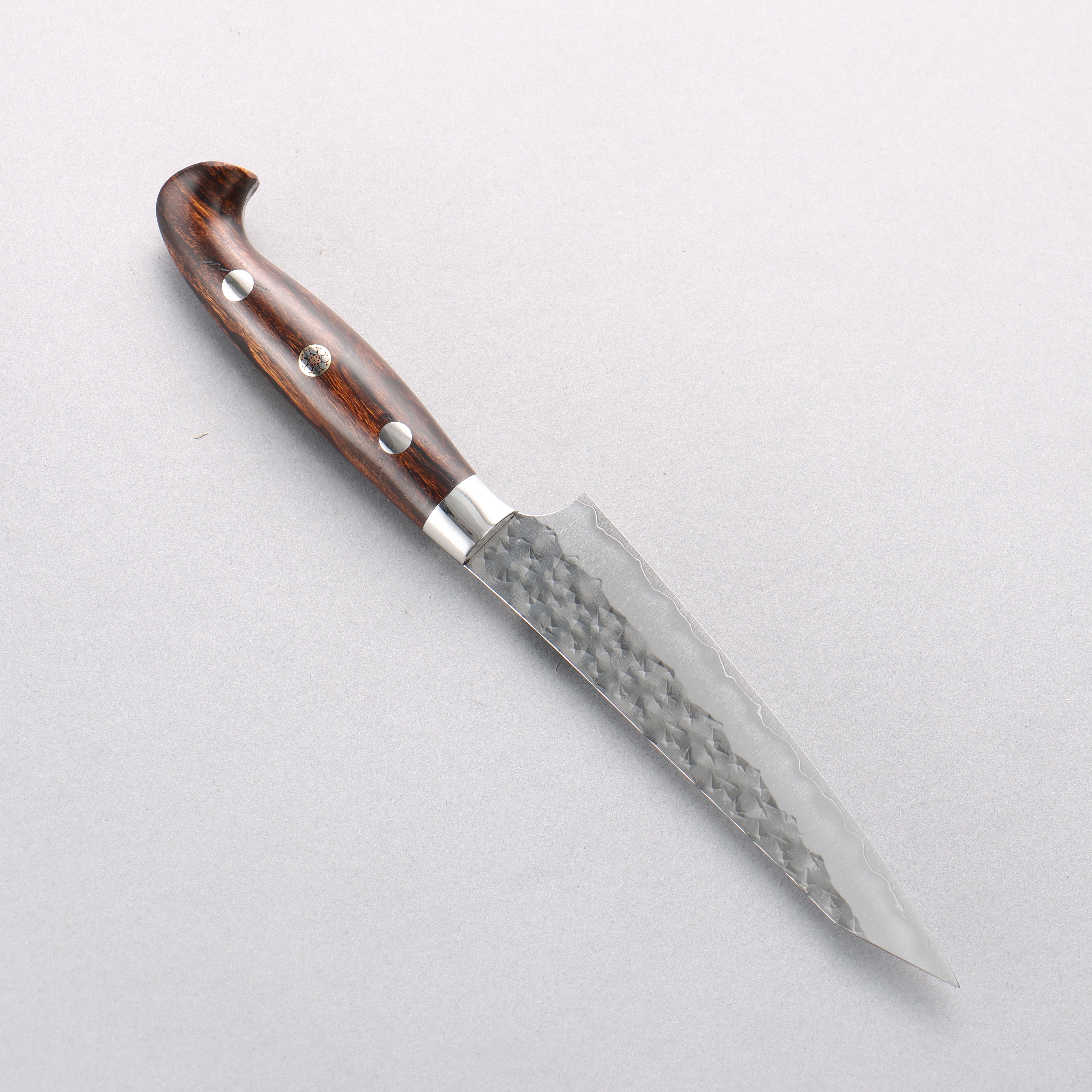 Yu Kurosaki Senko Ei SG2 Hammered Petty-Utility 130mm Ironwood Handle with Sheath - Seisuke Knife